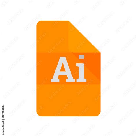 illustrator file vector icon stock vector adobe stock