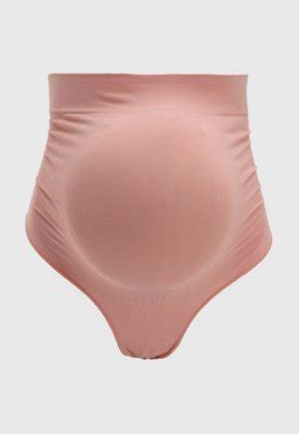 Calcinha Plié Hot Pant Maternity Gestante Rosa Compre Agora Dafiti Brasil