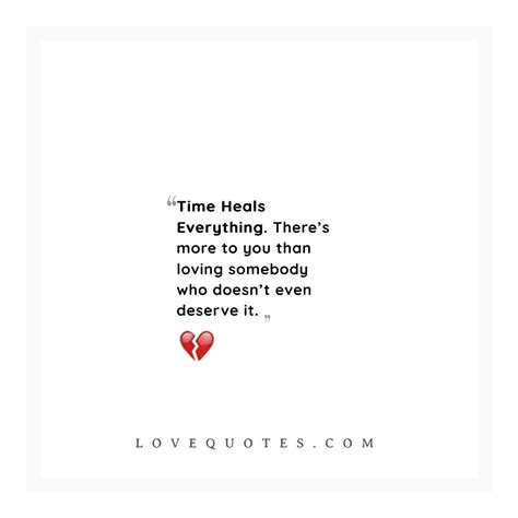 Time Heals Everything - Love Quotes