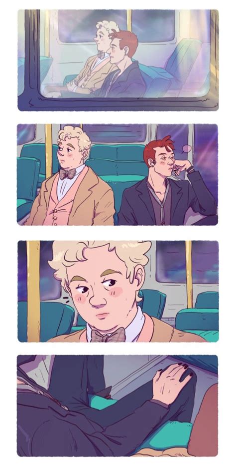 Pin by Tori on а in Good omens book Animated cartoons Cute gay