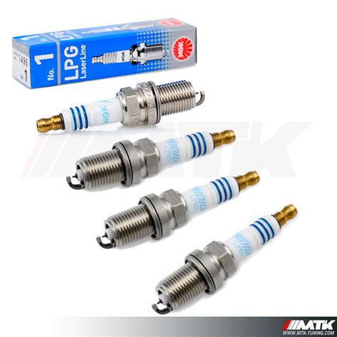 Bougies NGK Laser Line Iridium LPG1 Pack De 4 Et 6