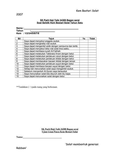 Borang Soal Selidik Kbs Pdf