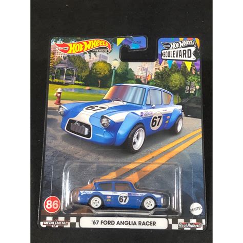 風火輪 hot wheels 林蔭大道 67 福特 ford anglia racer 精裝 膠胎 蝦皮購物