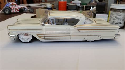 58 Chevy Impala Hardtop Ala Impala Plastic Model Car Vehicle Kit