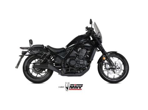 H Lh Ba Terminale Hr Acciaio Inox Nero Mivv Honda Cmx Rebel