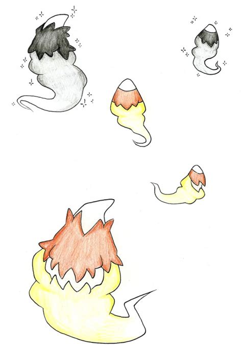 Fakemon Candycorn Ghost By Blackrosekumori On Deviantart