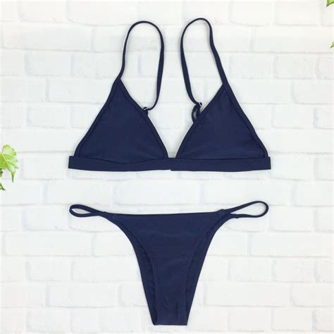Jamie Padded Bikini Set Navy Pad Bikini Set Bikini Set Bikinis My XXX Hot Girl