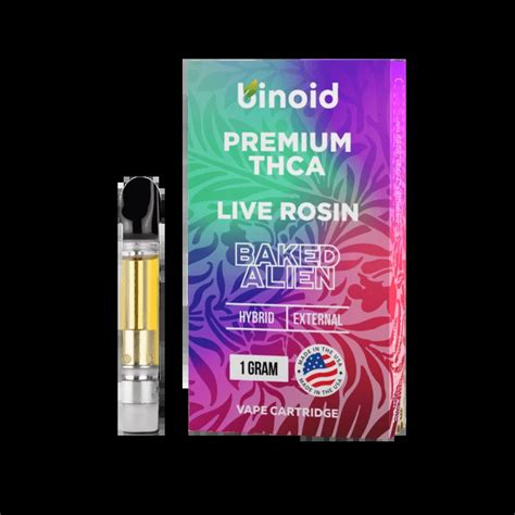 Binoid THCA Vape Cartridges Live Rosin Herbal Xchange