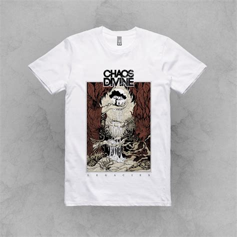 Chaos Divine Legacies T Shirt White Wild Thing Music Store