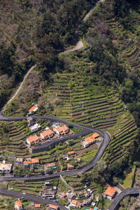 Tal Der Nonnen Curral DAS Freiras Auf Madeira Insel Stockfoto Bild