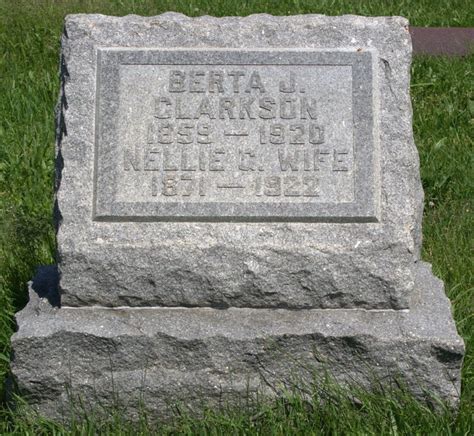 Nellie Gertrude Reeder Clarkson M Morial Find A Grave