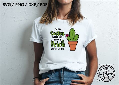 Cactus Expert Svg, Png, Dxf, Pdf Cactus Svg Expert Svg Prick Svg Funny ...