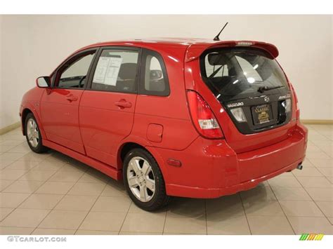 Racy Red Suzuki Aerio Sx Awd Sport Wagon Photo