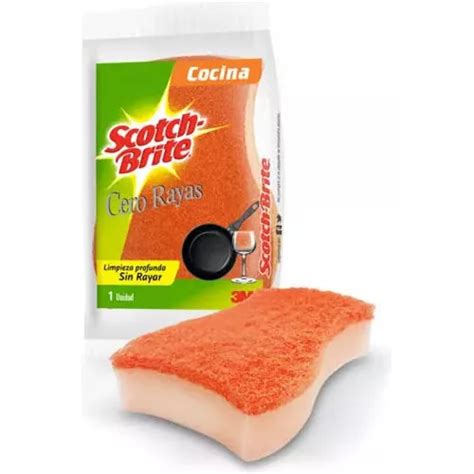 Fibras Para Lavar Trastes Scotch Brite Caja Con 24 Piezas