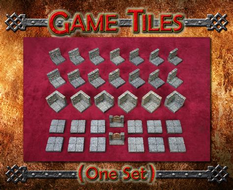 Game Tiles Set unpainted – Thodsbazaar