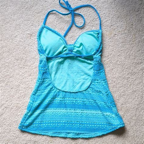 Acacia Swimwear Swim Hobie Piece Swimsuit Blues Ocean Colors Halter Top Bikini Bottoms