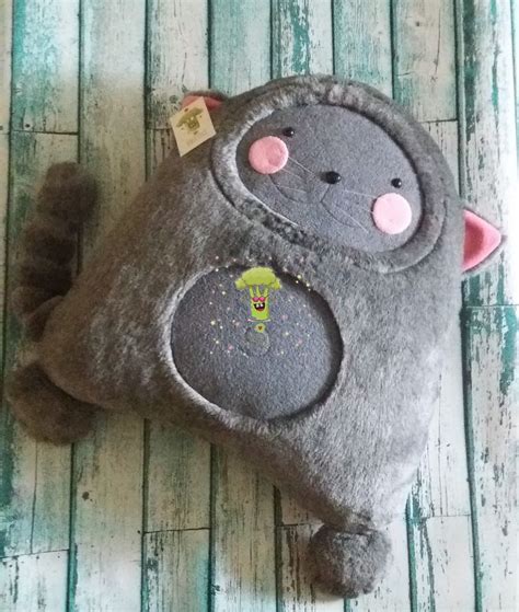 подушка кот | Подушки, Игрушки, Кот