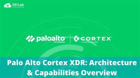 Palo Alto Cortex Xdr Architecture And Capabilities Overview