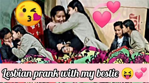Lesbian Prank On My Best Friend She Is Shoked By Preetikprank Video Viral Like