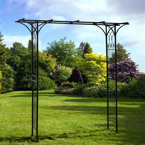 Metal Arch Trellis For Gardenmodern Garden Arch And Trellis Jardineer