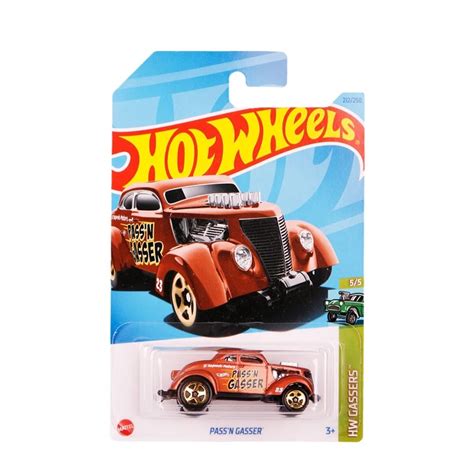 Carro Carrinho Miniatura Pass N Gasser Hw Gassers Hot Wheels Escala Mega Saldão