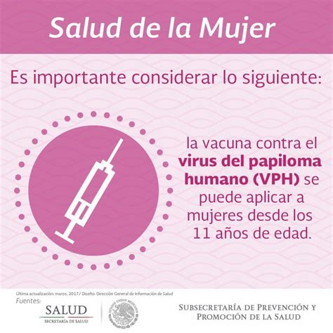 Salud M Xico On Twitter La Vacuna Contra El Virus Del Papiloma Humano