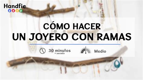 C Mo Hacer Un Joyero Para Collares Con Ramas Handfie Diy Youtube