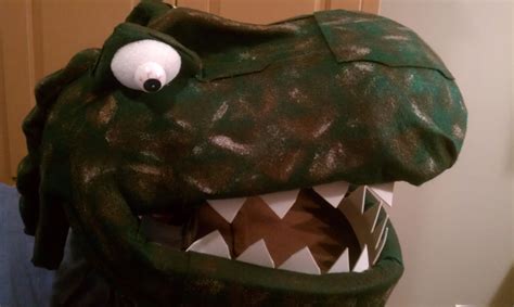 Homemade Halloween Costume How To Make A Dinosaur Cos