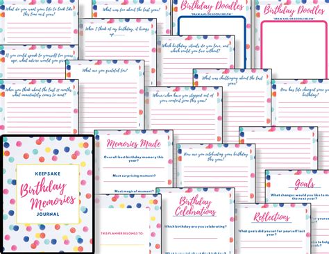 Happy Birthday: Birthday Notebook Or Keepsake Journal For 4 Year Old: Birthday Journal Or Notebook With Lined And Blank Pages ( Blank Notebooks And Journals)