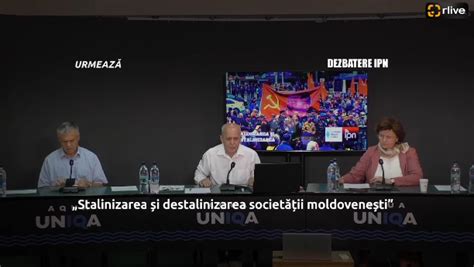 RLIVE Dezbaterea publică la tema Stalinizarea și destalinizarea