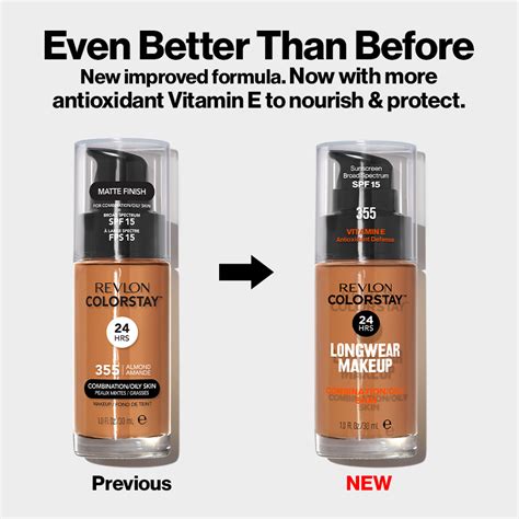 Revlon Colorstay Foundation Shade Swatches