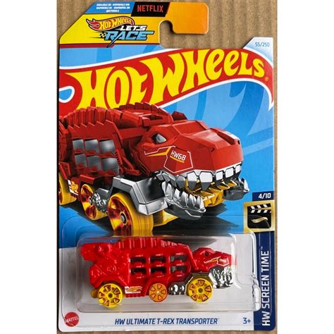 Xe mô hình Hot Wheels HW Ultimate T Rex Transporter Shopee Việt Nam