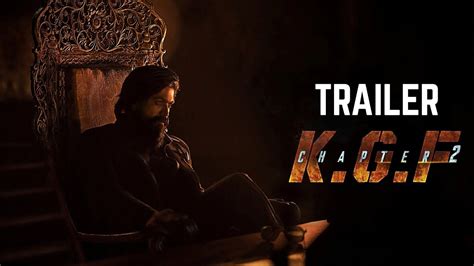 Kgf Chapter 2 Trailer Telugu Kgf 2 Trailer Kgf Movie Trailer Kgf