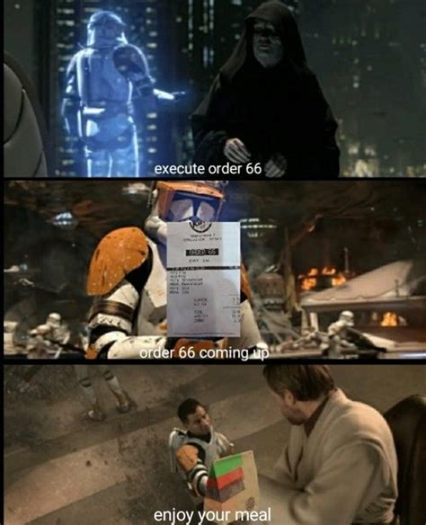 Chef Cody The Time Has Comeexecute Order 66 Rprequelmemes