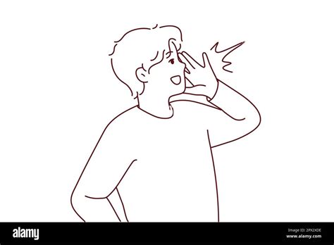 Screaming Man Drawing