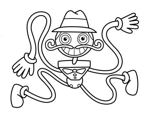 Daddy Long Legs Poppy Playtime coloring pages - Coloring pages 🎨