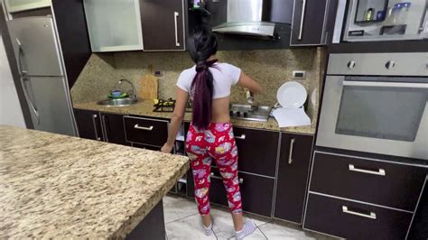 My Year Old Maid Cooking What A Delicious View I Love To See Her Big Ass Xhamster