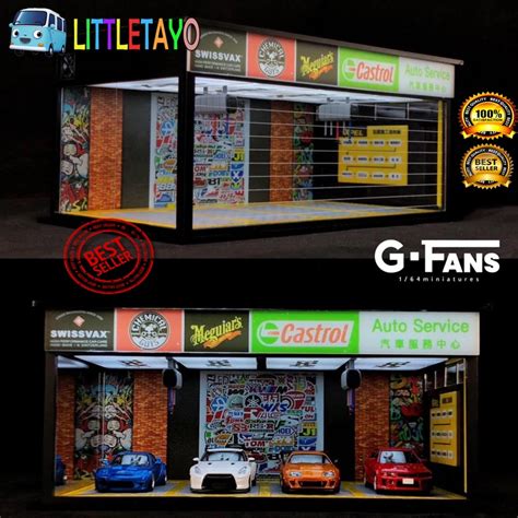 Jual G Fans Model 164 Premium Diorama Diecast Hotwheels Mini Gt Car