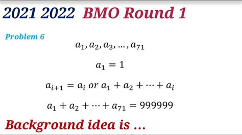 BMO Round 1 2021 2022 Solutions Problem 6 HW AMC 12A Spring 2021