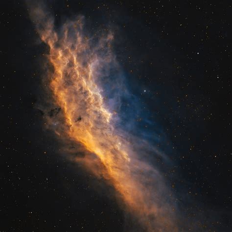 California Nebula In Sho Telescope Live