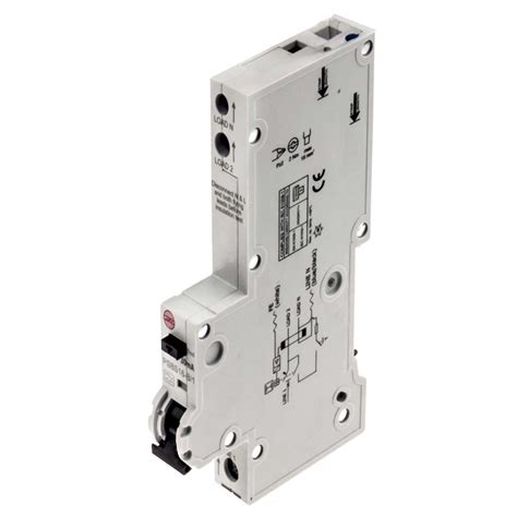 Wylex PSBS 16A Single Pole 1 Module B Curve 10kA 30mA Type A RCBO