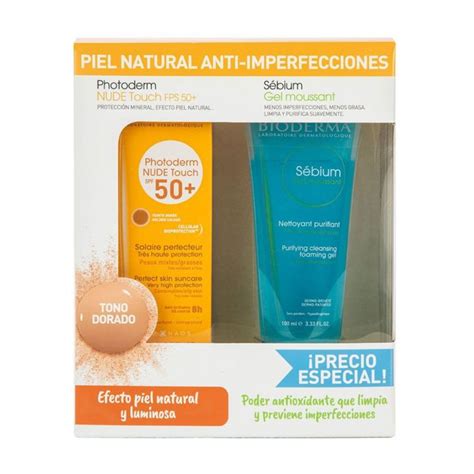 Kit Photoderm Nude Touch Tono Dorado Spf Ml