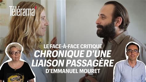 “chronique Dune Liaison Passagère” Demmanuel Mouret Le Face à Face