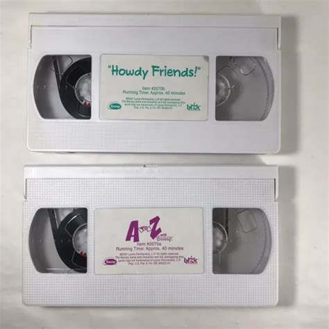 BARNEY HOWDY FRIENDS VHS Rare 2001 Lyons Barney and Friends TESTED $21. ...