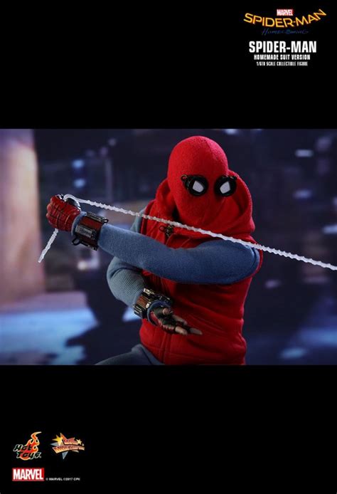 Spider Man Homemade Suit Aus Dem Film Spider Man Homecoming Von Hot Toys Tom Holland Mms
