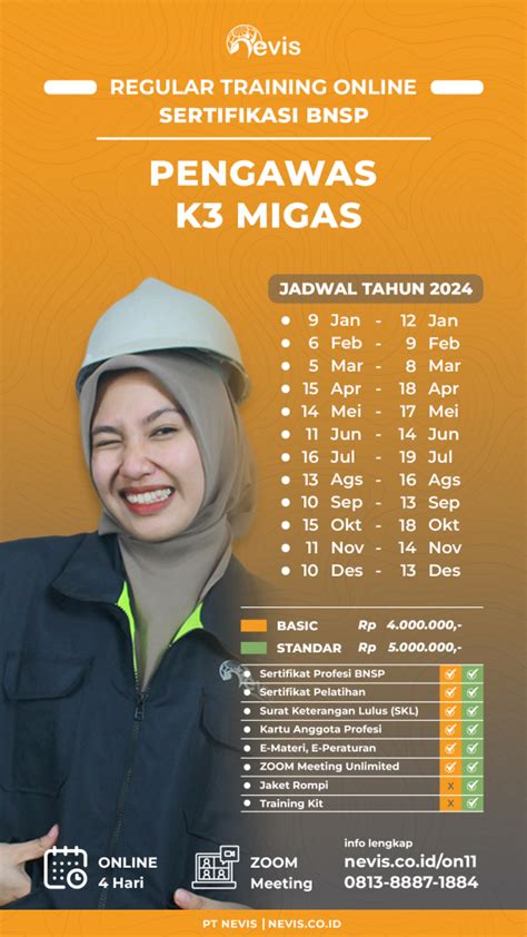 Pelatihan Pengawas K3 Migas Sertifikasi BNSP Online Nevis Pelatihan