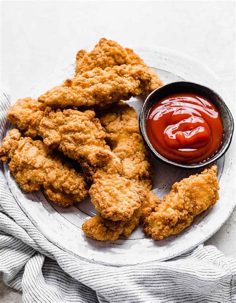 Air Fryer Frozen Chicken Tenders — Salt And Baker