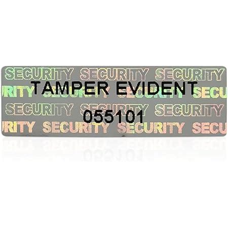 Amazon Tamper Proof Hologram Stickers High Security Tamper