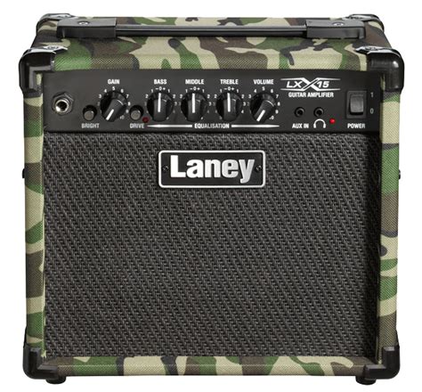 Jual Laney Lx15 15w 2x5 Guitar Combo Amp Black Red Camo