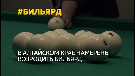 В Алтайском крае возрождают бильярд. - YouTube